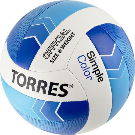 Купить Мяч волейбольный Torres Simple Color любительский р.5 в Тетюши 